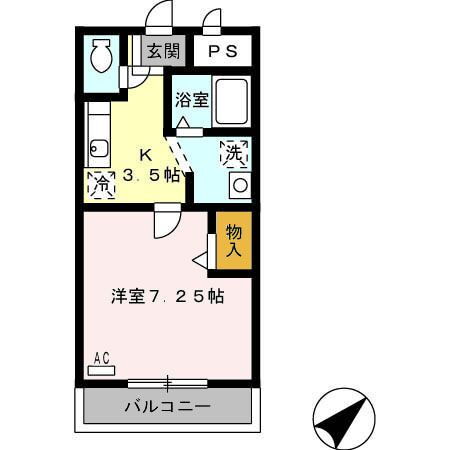 愛知県安城市池浦町池田上 北安城駅 1K マンション 賃貸物件詳細