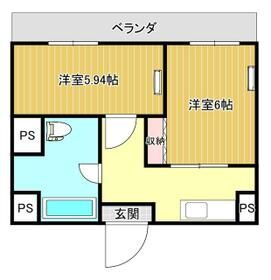 千葉県松戸市小山 松戸駅 2K マンション 賃貸物件詳細