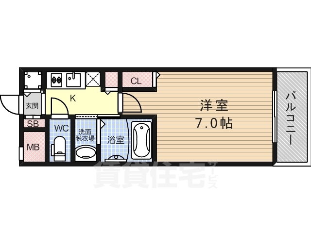 大阪府大阪市淀川区塚本２ 塚本駅 1K マンション 賃貸物件詳細