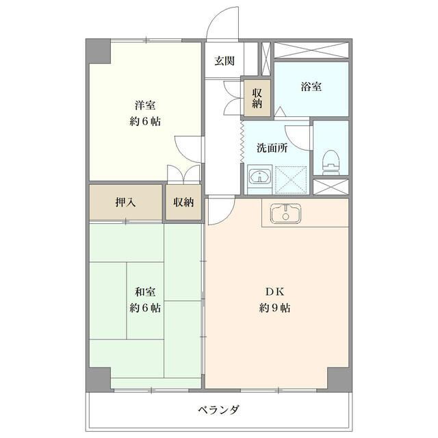 宮城県仙台市若林区六丁の目南町 六丁の目駅 2DK マンション 賃貸物件詳細