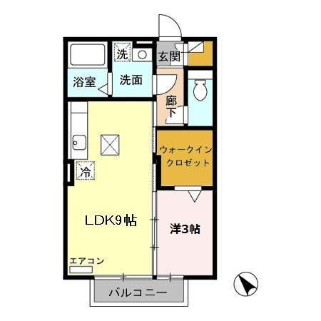 愛知県西尾市寄住町東浦 西尾口駅 1LDK アパート 賃貸物件詳細