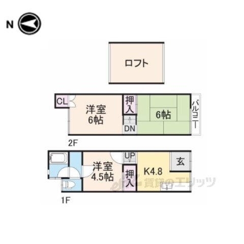 大阪府枚方市東山１ 樟葉駅 3K 一戸建て 賃貸物件詳細