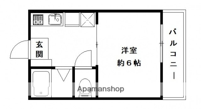 広島県広島市安佐南区大町東３ 毘沙門台駅 1K マンション 賃貸物件詳細