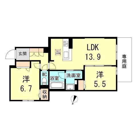 兵庫県神戸市垂水区桃山台２ 山陽塩屋駅 2LDK マンション 賃貸物件詳細