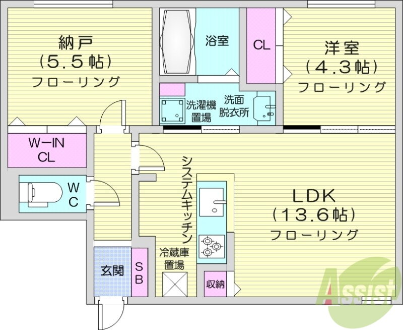 北海道札幌市中央区南四条西１５ 西１１丁目駅 2LDK マンション 賃貸物件詳細