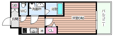 大阪府大阪市福島区吉野４ 野田駅 1K マンション 賃貸物件詳細
