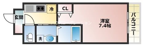 ＡＩＬＥ東園田 2階 1K 賃貸物件詳細
