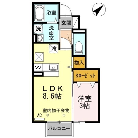 岩手県盛岡市中野１ 盛岡駅 1LDK アパート 賃貸物件詳細