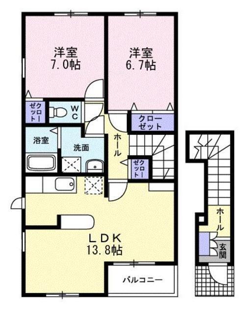 神奈川県藤沢市長後 長後駅 2LDK アパート 賃貸物件詳細