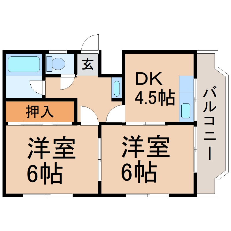 兵庫県西宮市今津曙町 久寿川駅 2DK マンション 賃貸物件詳細