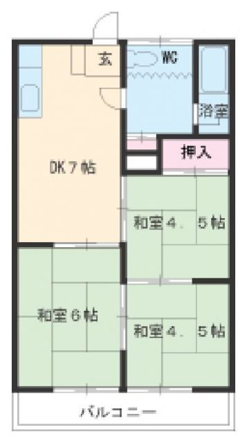 愛知県名古屋市名東区文教台１ 一社駅 3DK アパート 賃貸物件詳細