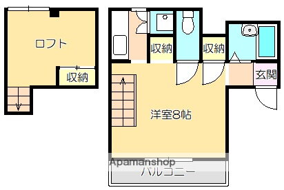 ＶＩＬＬＡ・Ｋ－１ 3階 ワンルーム 賃貸物件詳細