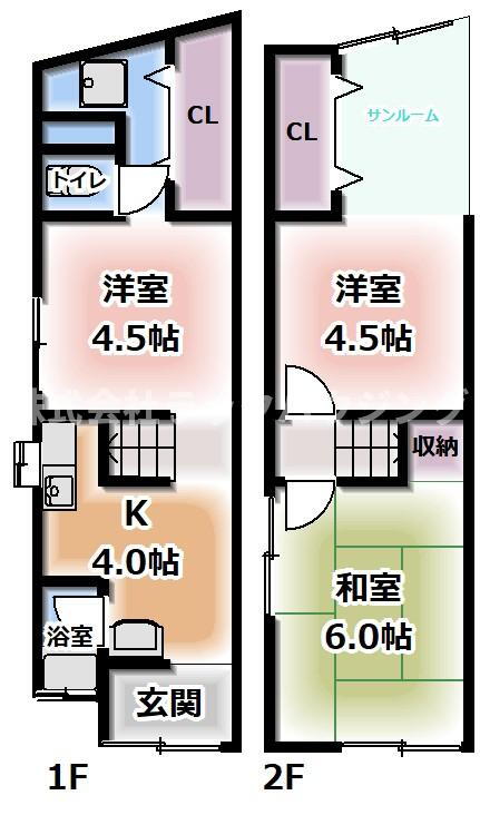 大阪府守口市金田町１ 大日駅 3K 一戸建て 賃貸物件詳細