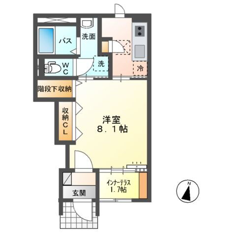 茨城県つくば市高野 研究学園駅 1K アパート 賃貸物件詳細