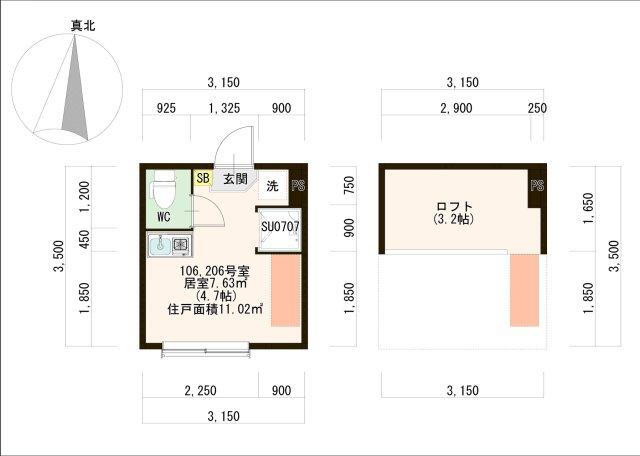 西荻北コーポＫ 1階 ワンルーム 賃貸物件詳細