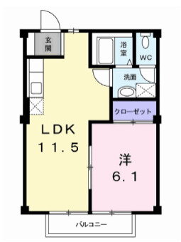 福島県郡山市横塚３ 郡山駅 1LDK アパート 賃貸物件詳細