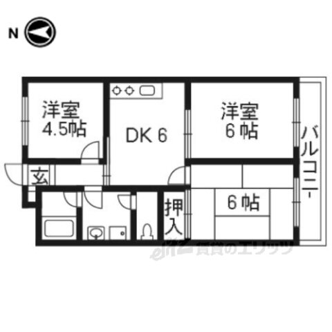 京都府京都市伏見区下鳥羽南三町 桃山御陵前駅 2DK マンション 賃貸物件詳細