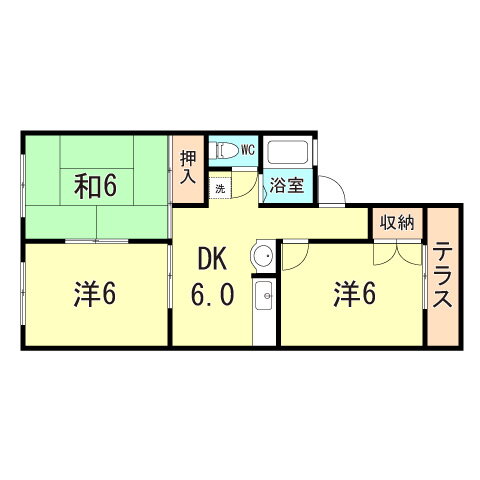 兵庫県神戸市西区竜が岡５ 大久保駅 3DK アパート 賃貸物件詳細
