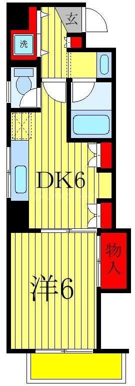 千葉県松戸市上本郷 北松戸駅 1DK マンション 賃貸物件詳細