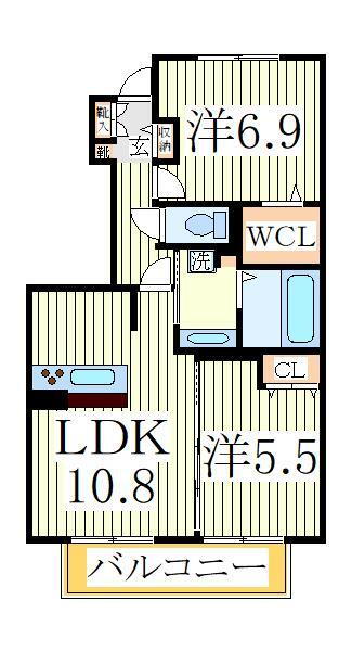 千葉県流山市駒木 流山おおたかの森駅 2LDK アパート 賃貸物件詳細