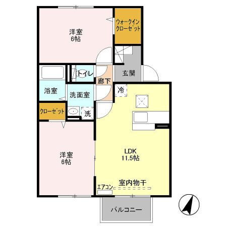 長野県松本市波田 森口駅 2LDK アパート 賃貸物件詳細
