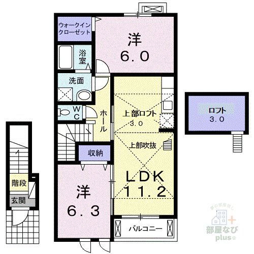 埼玉県所沢市大字上安松 秋津駅 2LDK アパート 賃貸物件詳細