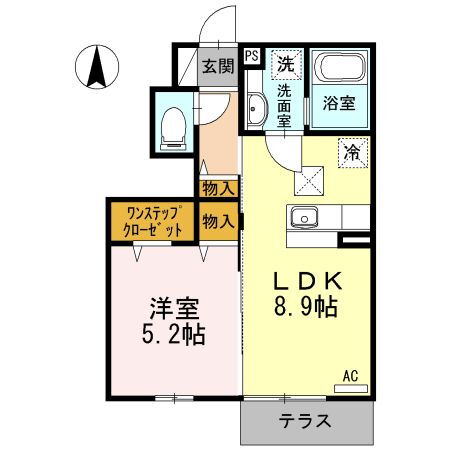 プランドール 1階 1LDK 賃貸物件詳細