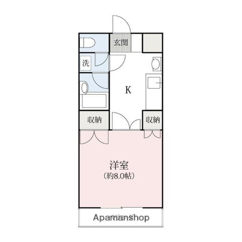 レジデンスムトウ 6階 1DK 賃貸物件詳細