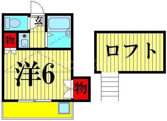 埼玉県草加市吉町３ 草加駅 1K アパート 賃貸物件詳細
