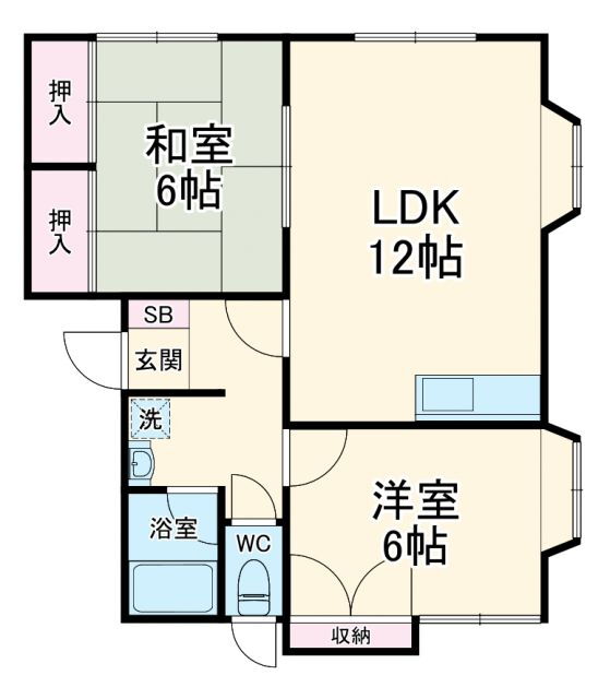 千葉県佐倉市王子台３ 京成臼井駅 2LDK アパート 賃貸物件詳細