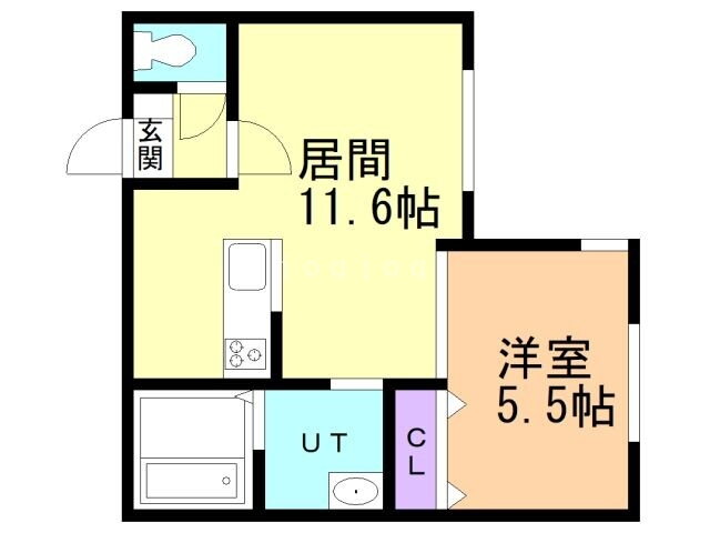 北海道旭川市神楽五条５ 旭川駅 1LDK アパート 賃貸物件詳細
