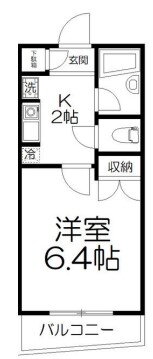 神奈川県川崎市多摩区登戸 向ヶ丘遊園駅 1K マンション 賃貸物件詳細