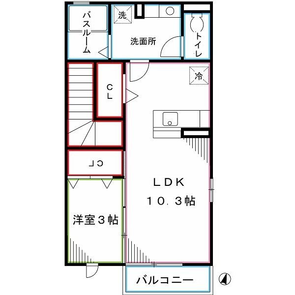 東京都中野区鷺宮６ 下井草駅 1LDK アパート 賃貸物件詳細