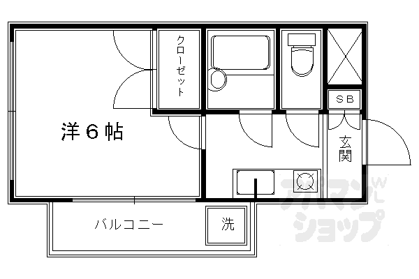 スカイハイツ中野 2階 1K 賃貸物件詳細