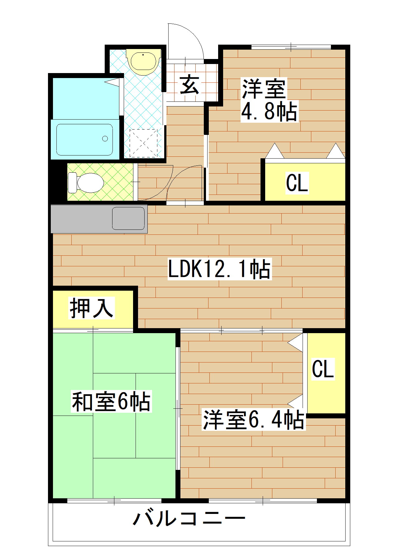 ヴィユステージ森 4階 3LDK 賃貸物件詳細