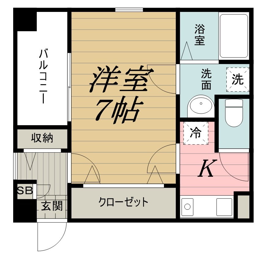 千葉県千葉市中央区本千葉町 葭川公園駅 1K マンション 賃貸物件詳細