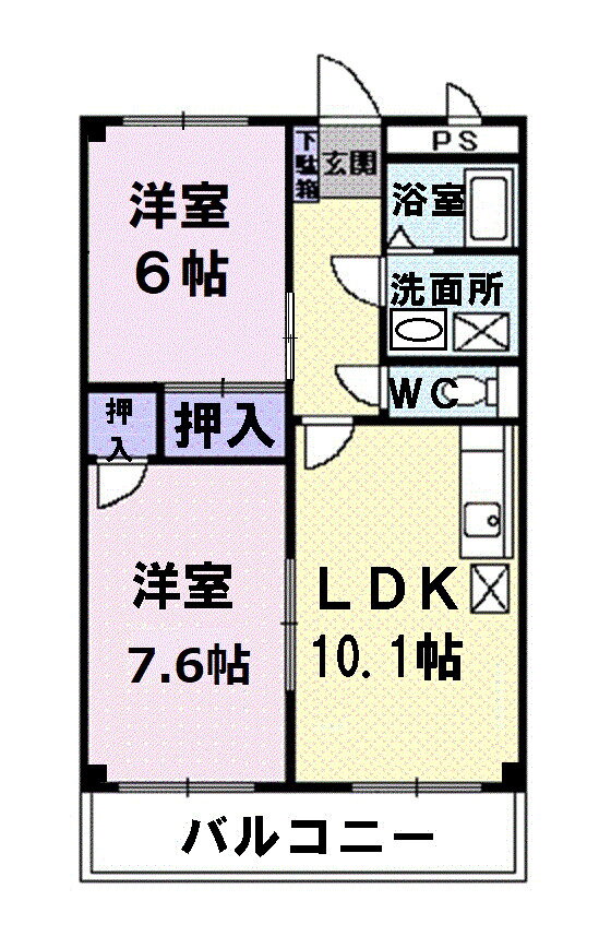 愛知県清須市上条１ 新清洲駅 2LDK マンション 賃貸物件詳細