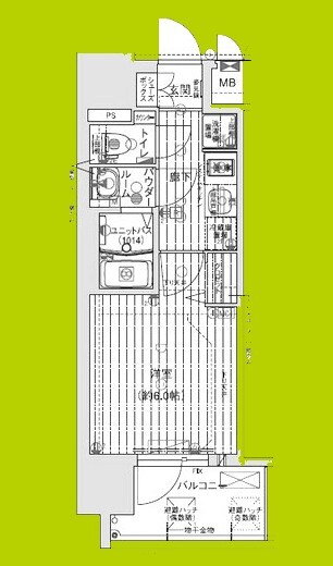 大阪府大阪市城東区東中浜９ 深江橋駅 1K マンション 賃貸物件詳細