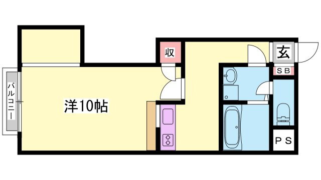 兵庫県姫路市白国１ 野里駅 1K アパート 賃貸物件詳細
