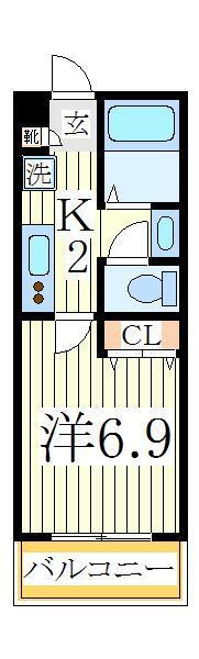 千葉県柏市あけぼの４ 柏駅 1K アパート 賃貸物件詳細