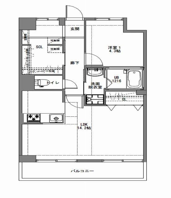 神奈川県横浜市西区戸部本町 戸部駅 1LDK マンション 賃貸物件詳細