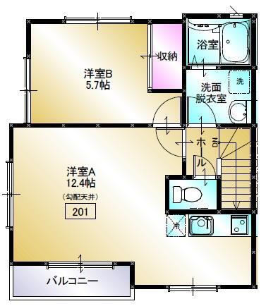 カーサユシェット 2階 1LDK 賃貸物件詳細