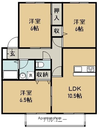 サンビレッジ金沢 1階 3LDK 賃貸物件詳細