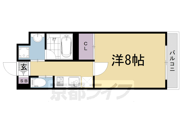 京都府京都市伏見区新町６ 伏見桃山駅 1K マンション 賃貸物件詳細