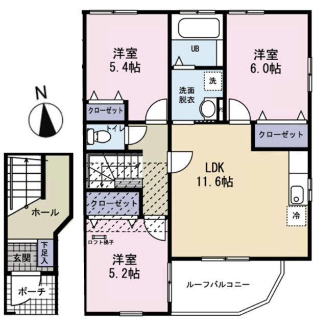 東京都日野市百草 百草園駅 3LDK アパート 賃貸物件詳細