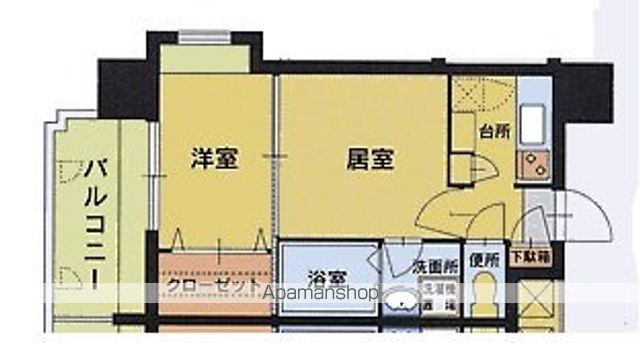 福岡県福岡市中央区薬院２ 薬院大通駅 2K マンション 賃貸物件詳細