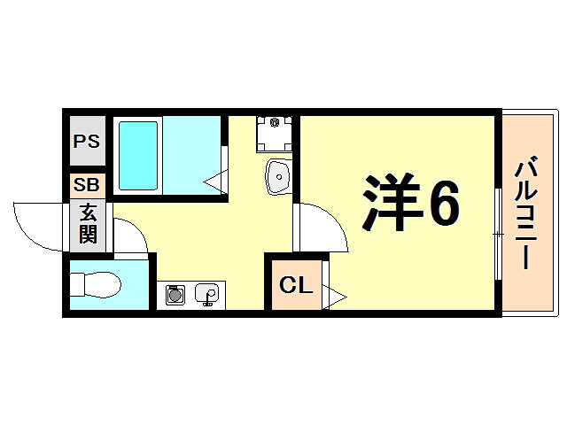 兵庫県西宮市西福町 西宮駅 1K アパート 賃貸物件詳細