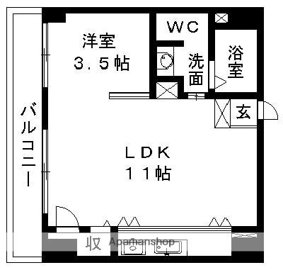 熊本県熊本市中央区新町４ 新町駅 1LDK マンション 賃貸物件詳細