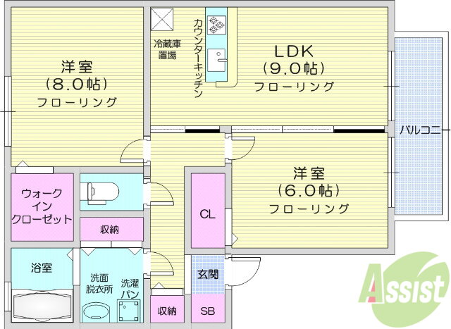 宮城県仙台市青葉区折立１ 葛岡駅 2DK アパート 賃貸物件詳細