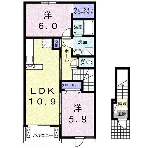 千葉県旭市イ 飯岡駅 2LDK アパート 賃貸物件詳細